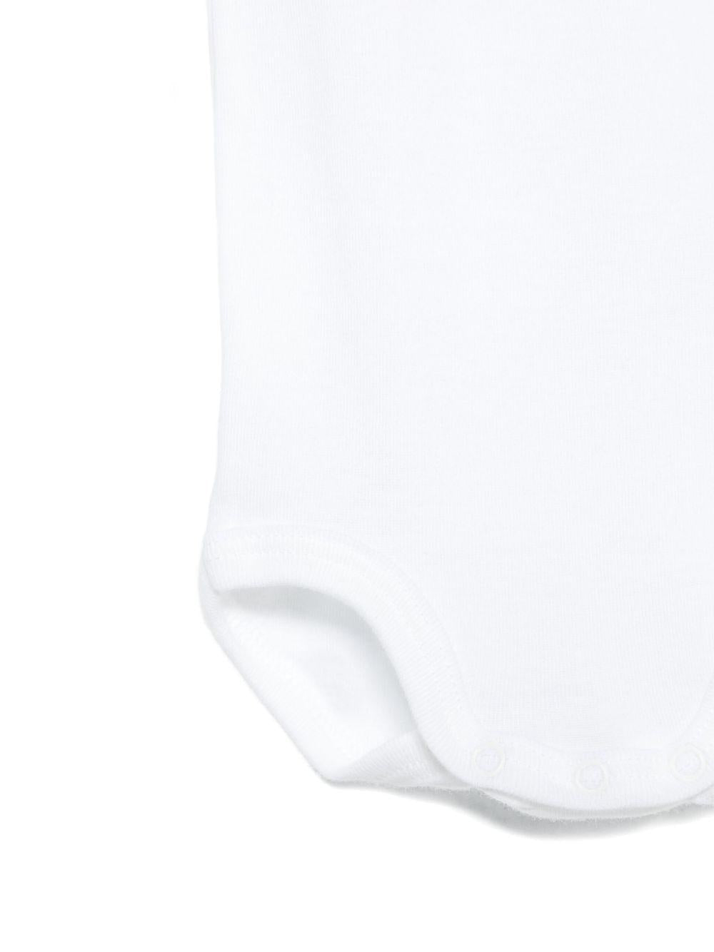 Tutina per neonati Petit Bateau bianca a girocollo - Rubino Kids