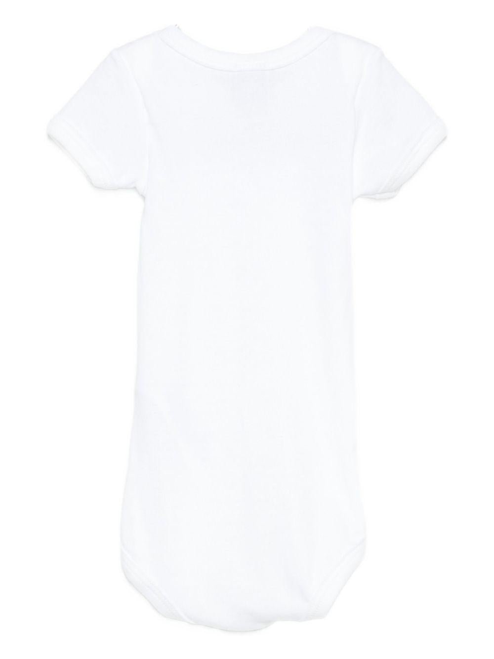 Tutina per neonati Petit Bateau bianca a girocollo - Rubino Kids