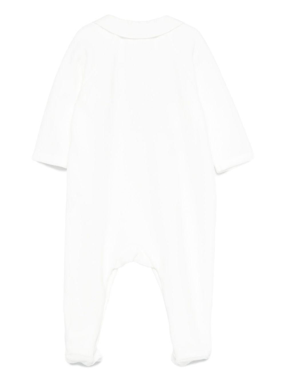 Tutina per neonati Tartine Et Chocolate bianca con lettere ricamate - Rubino Kids