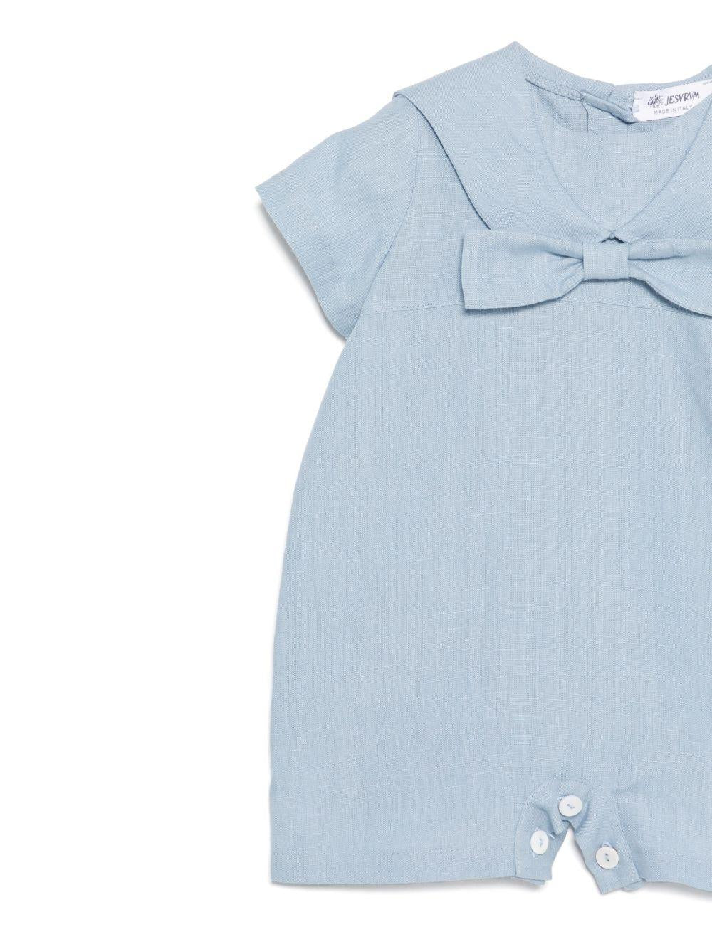 Tutina per neonato JESURUM BABY Edoardo azzurro con dettaglio con fiocco - Rubino Kids