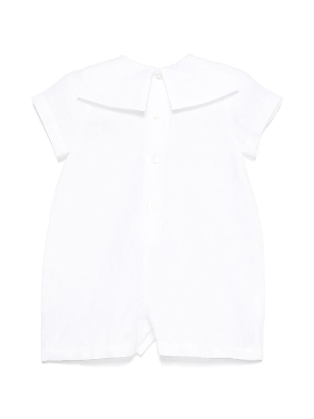 Tutina per neonato JESURUM BABY Edoardo bianco con dettaglio con fiocco - Rubino Kids