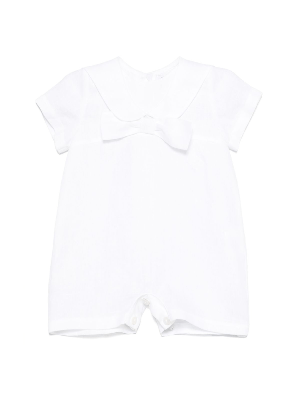 Tutina per neonato JESURUM BABY Edoardo bianco con dettaglio con fiocco - Rubino Kids