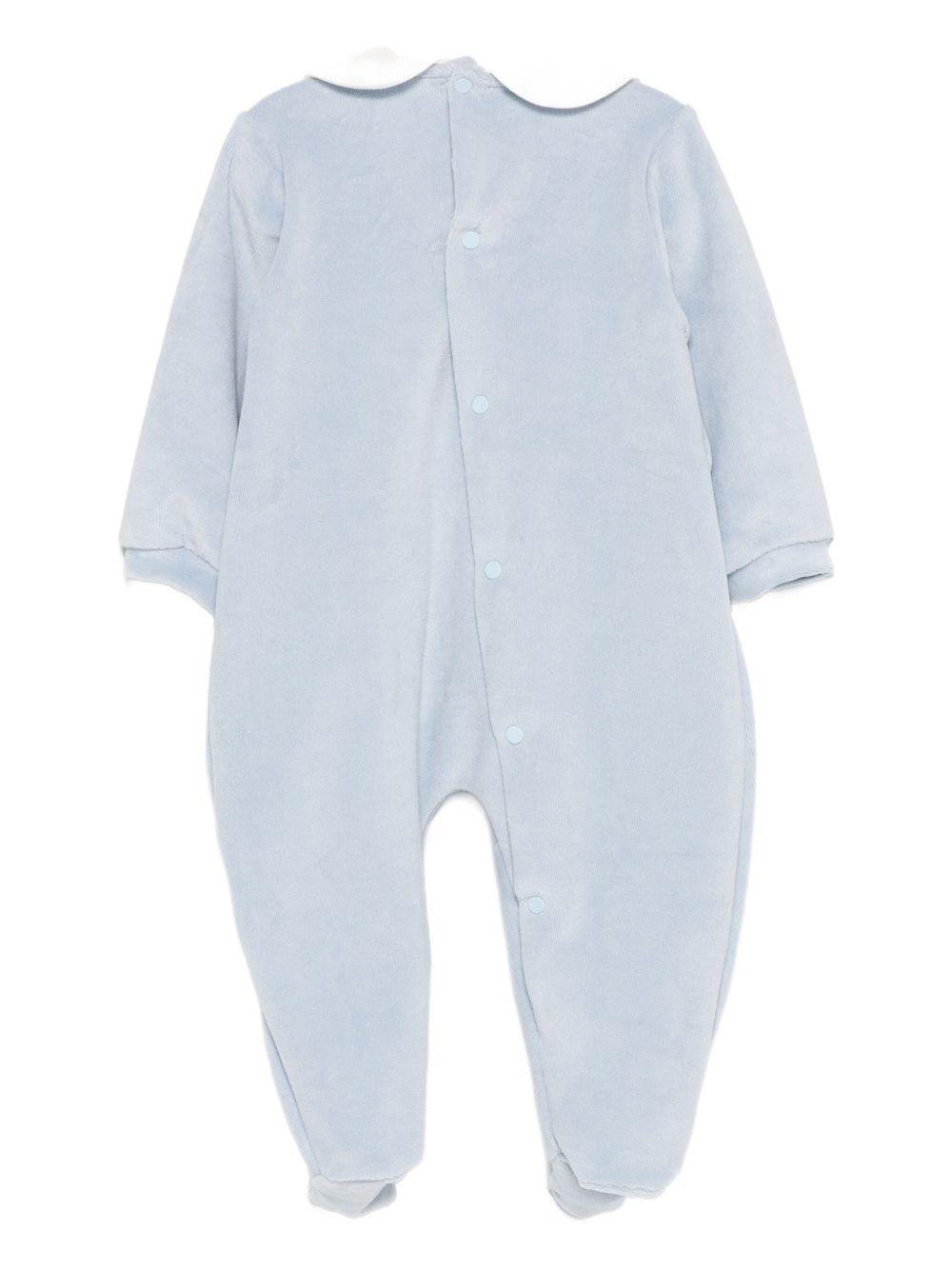 Tutina per neonato La Stupenderia azzurra con bottoni sul retro - Rubino Kids