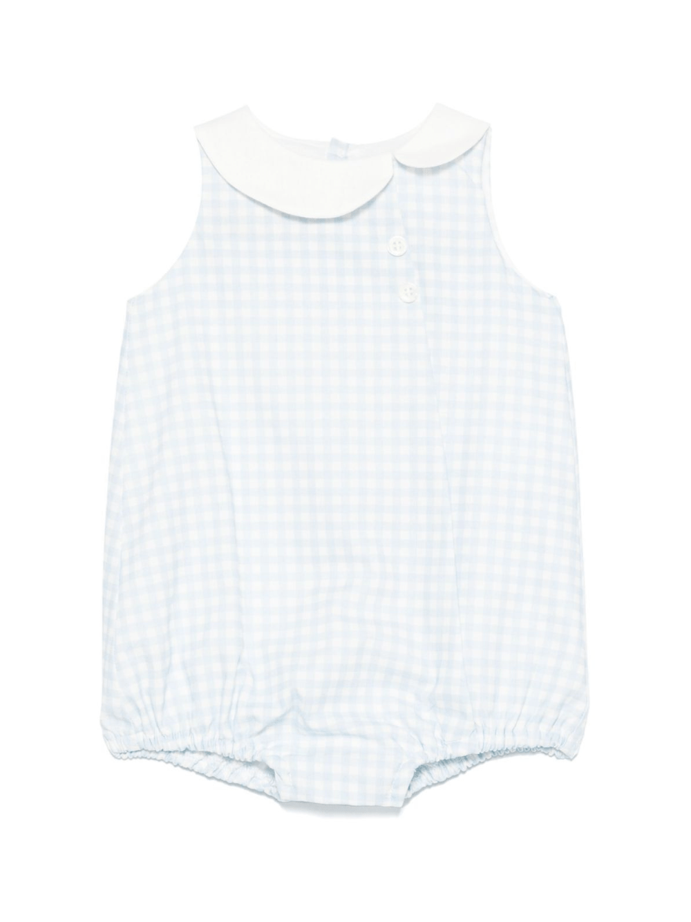 Tutina per neonato La Stupenderia azzurro a quadretti - Rubino Kids