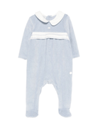 Tutina per neonato Paz Rodrìguez azzurro con colletto alla Peter Pan - Rubino Kids