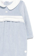 Tutina per neonato Paz Rodrìguez azzurro con colletto alla Peter Pan - Rubino Kids