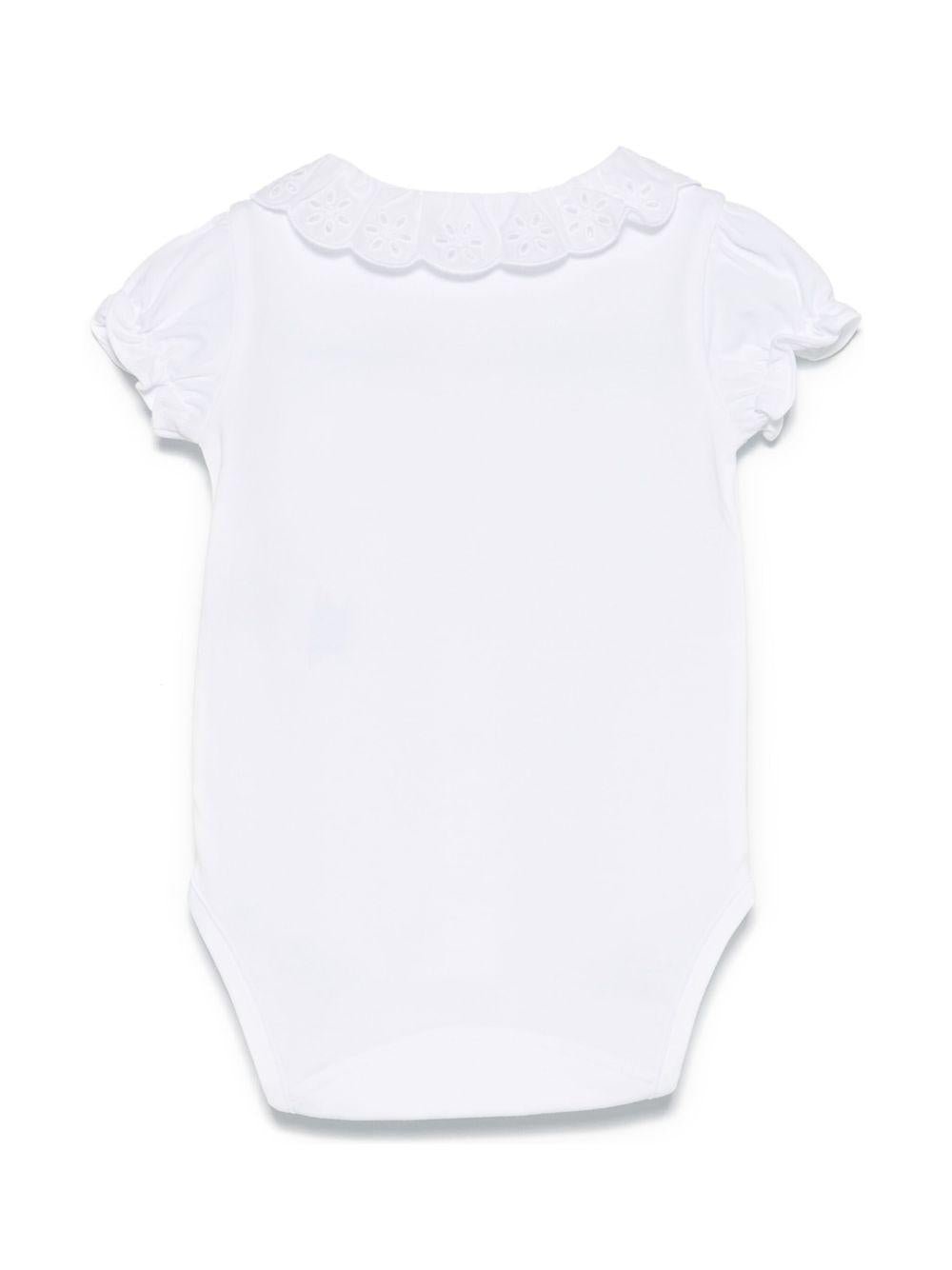 Tutine con ricamo per neonati Tartine & Chocolat bianco con logo - Rubino Kids