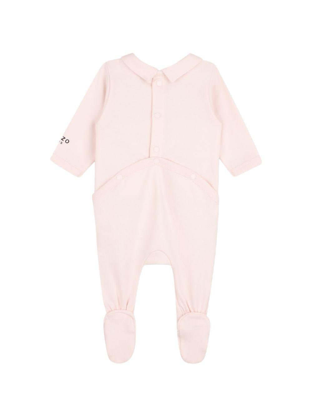 Tutine per neonata Kenzo Kids rosa con applicazioni floreali (set di due) - Rubino Kids