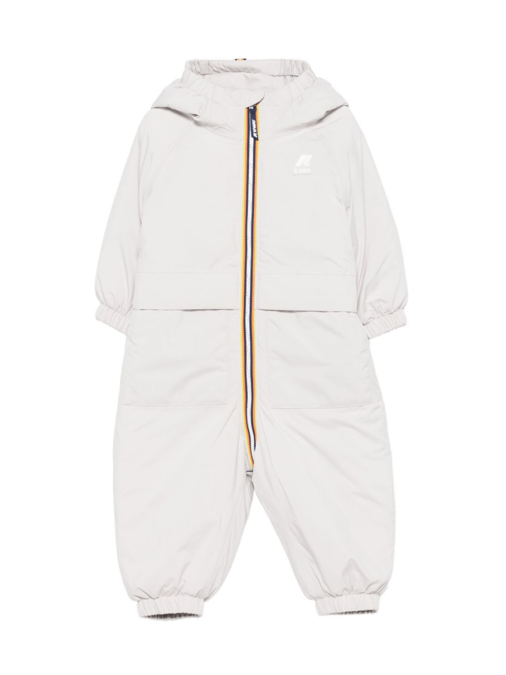 Tutone P. Celeste per neonati Il Gufo x K - Way grigio con logo sul davanti - Rubino Kids