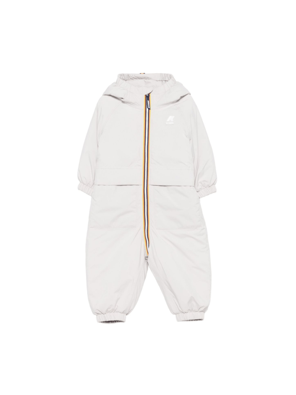 Tutone P. Celeste per neonati Il Gufo x K - Way grigio con logo sul davanti - Rubino Kids