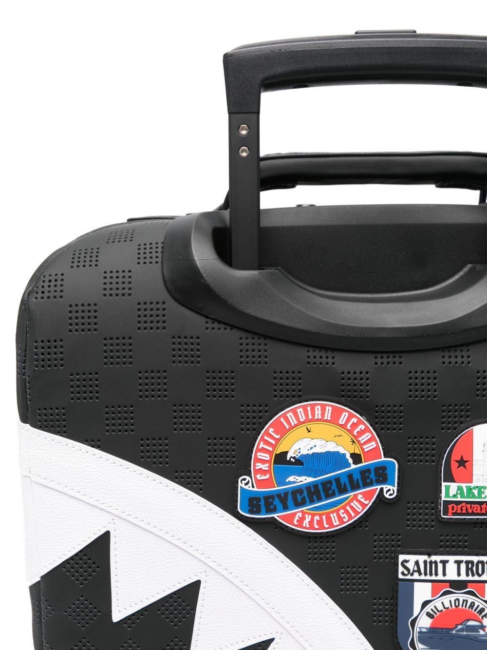 Valigia per bambino sprayground kid nero Global Mogul Billionaire - Rubino Kids