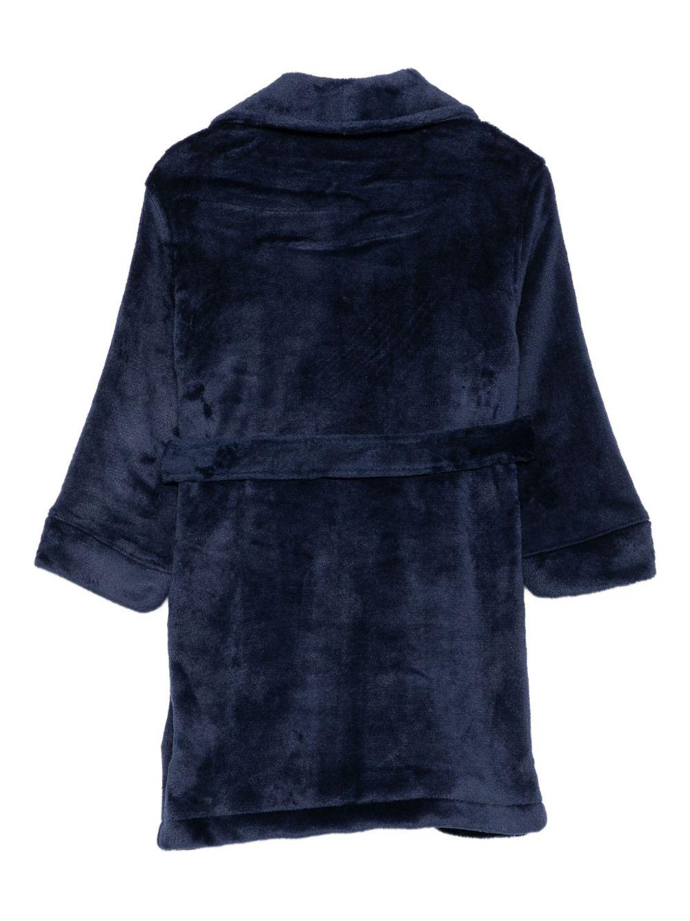 Vestaglia per bambino POLO RALPH LAUREN KIDS blu con cintura da annodare - Rubino Kids