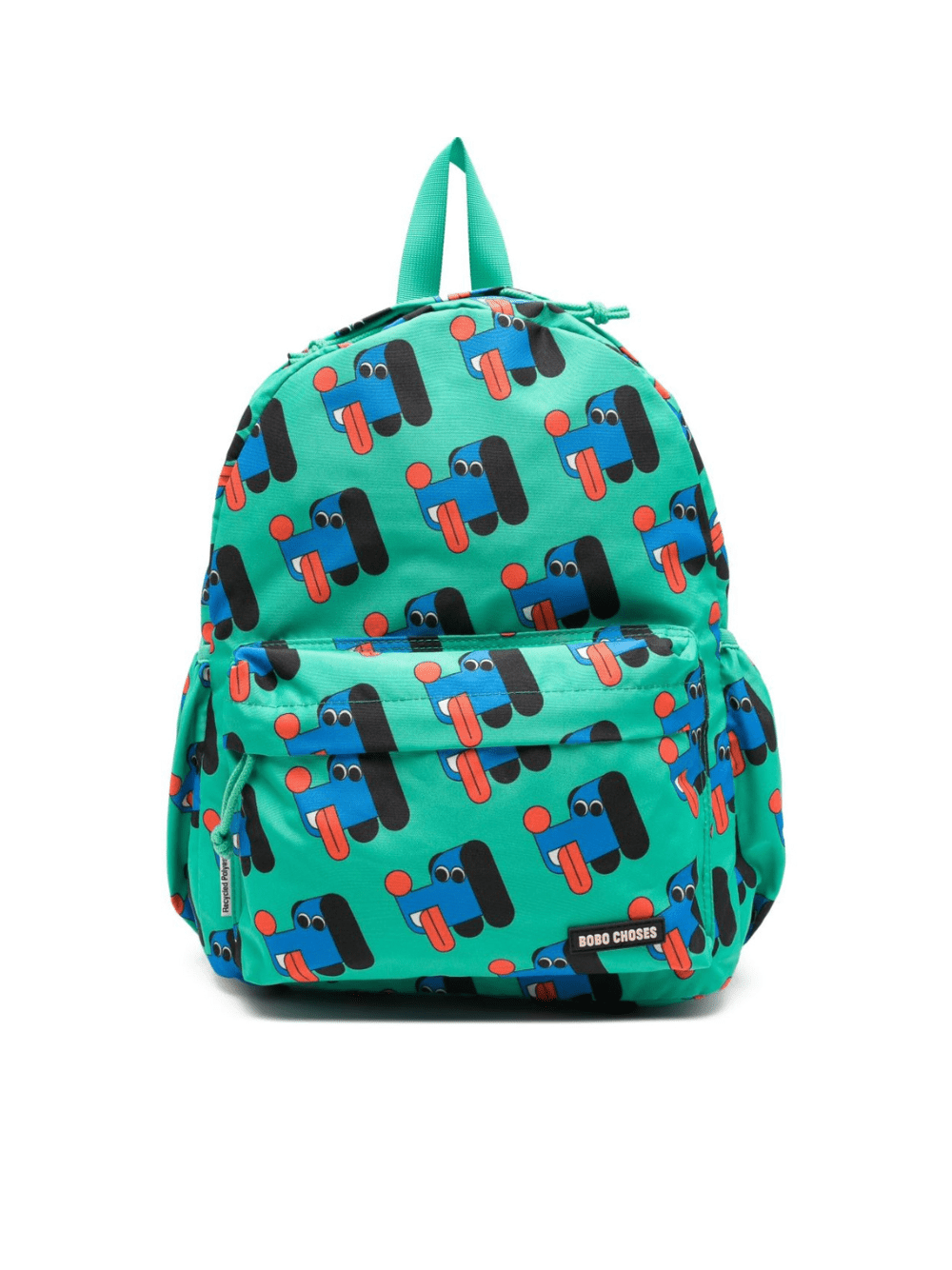 Zaino Doggy Mate per bambini Bobo Choses verde con stampa all - over - Rubino Kids