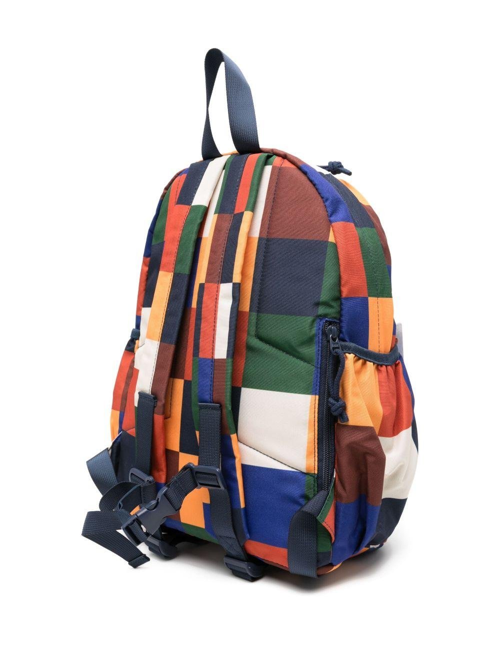 Zaino per bambini Bobo Choses multicolore con motivo a scacchiera - Rubino Kids