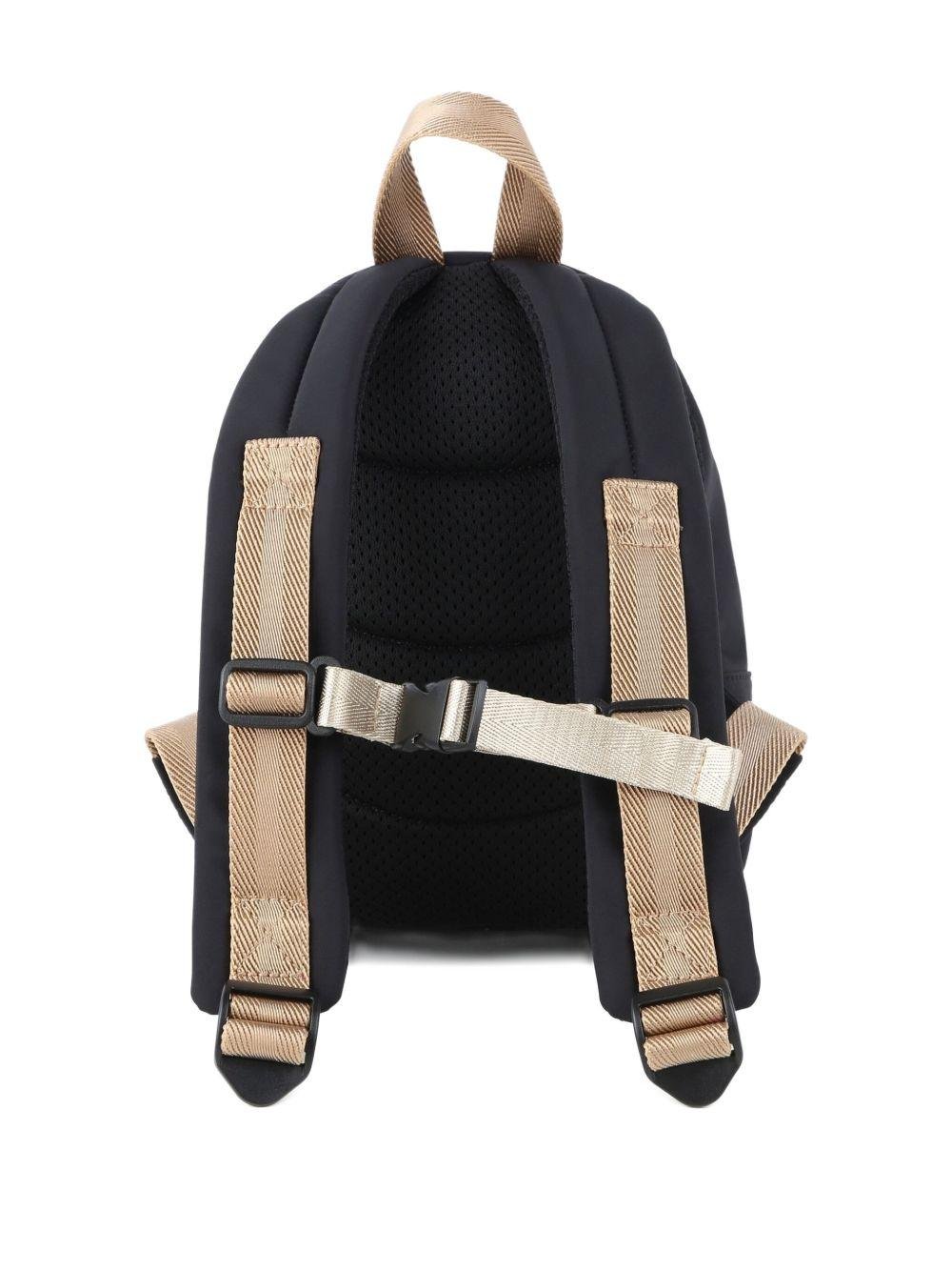 Zaino per bambini Boss Kids nero con chiusura superiore con zip - Rubino Kids