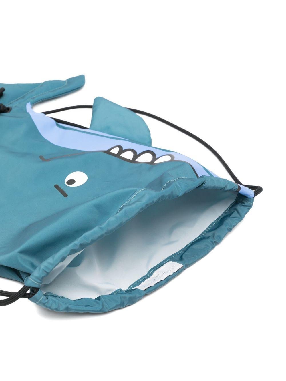 Zaino per bambini Stella McCartney Kids blu a forma di balena - Rubino Kids