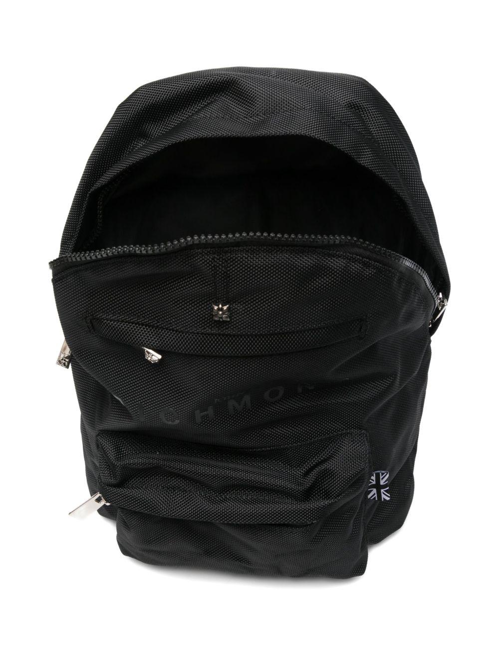 Zaino per bambino John Richmond Junior nero con applicazione - Rubino Kids