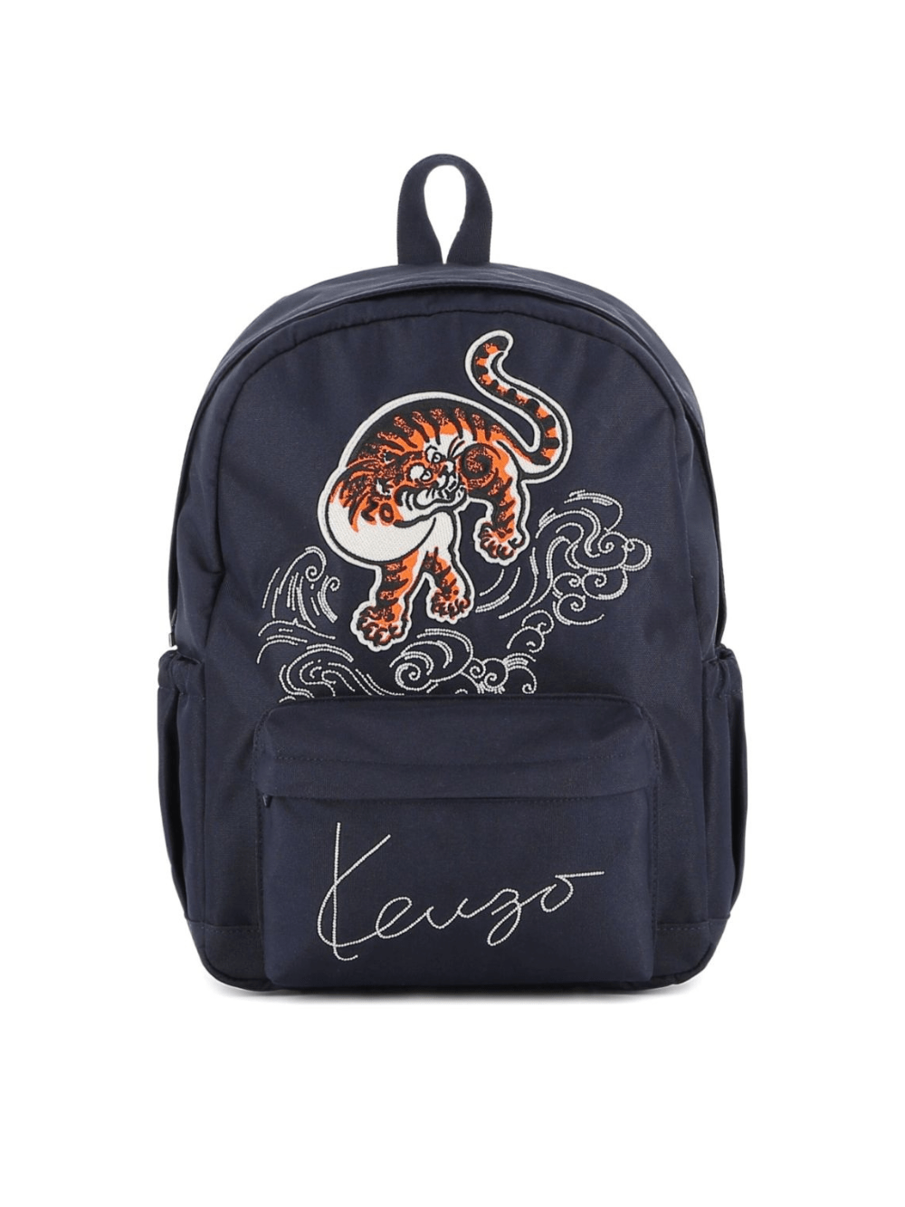 Zaino per bambino Kenzo Kids blu con ricamo Tiger - Rubino Kids