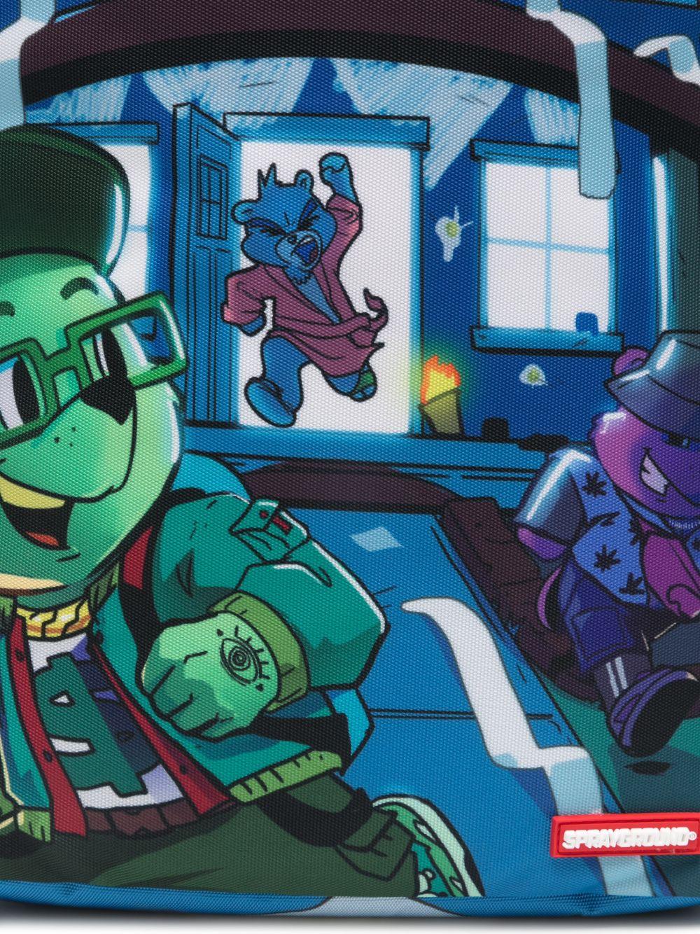 Zaino per bambino Sprayground kid multicolore con stampa grafica - Rubino Kids