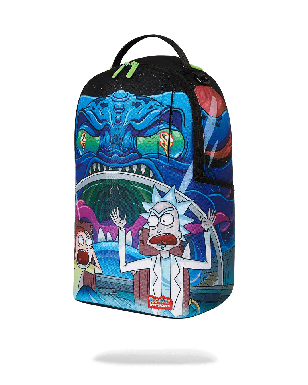 Zaino Rick e Morty per bambini Sprayground Kid multicolore con tasche laterali a bustina - Rubino Kids