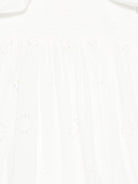 Abito Anaya per bambina Louise Misha bianco con rifinitura a ruches - Rubino Kids