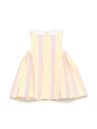 Abito baby in popeline per neonata Fendi Kids multicolor con motivo Pequin - Rubino Kids