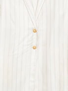 Abito chemisier per donna Alyisi beige con design a righe - Rubino Kids