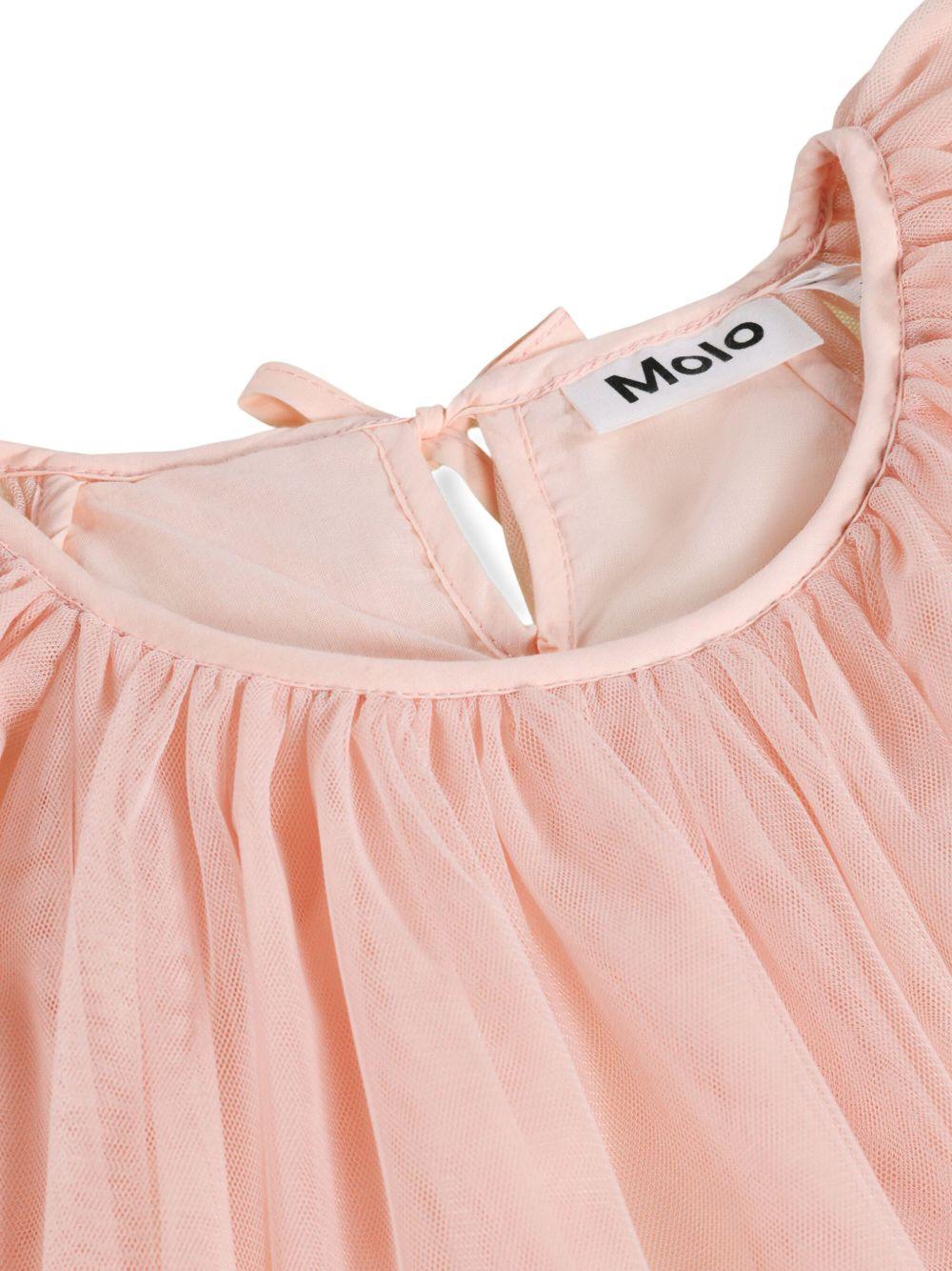Abito Cocolita per bambina Molo rosa con ruches - Rubino Kids