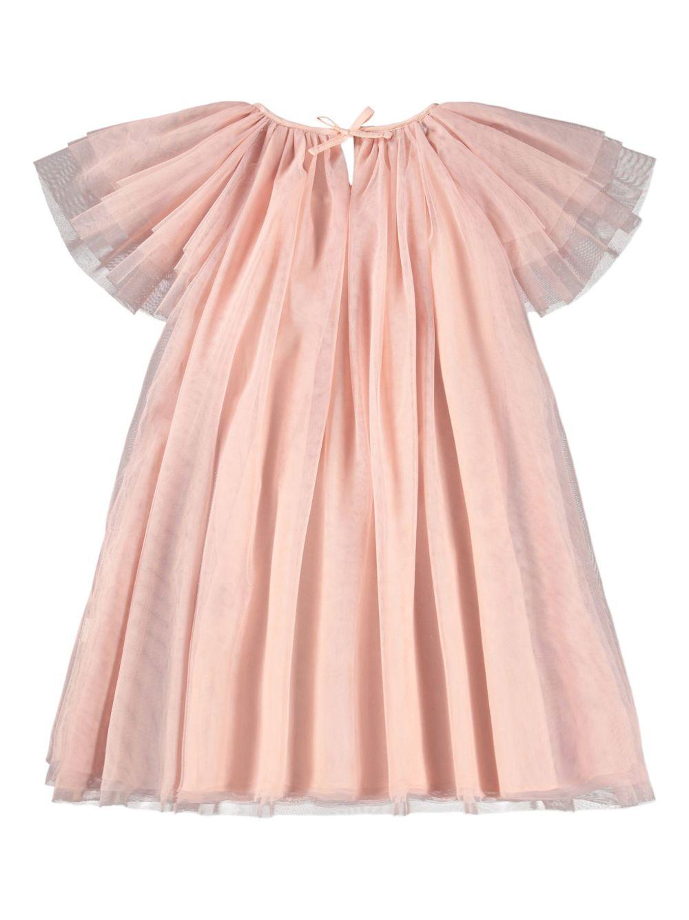 Abito Cocolita per bambina Molo rosa con ruches - Rubino Kids