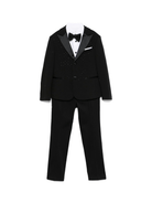 Abito con paillettes (set di tre) per bambino Colorichiari nero con passanti - Rubino Kids