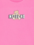 Abito da bambina Moschino Kids fucsia con stampa orsetto - Rubino Kids