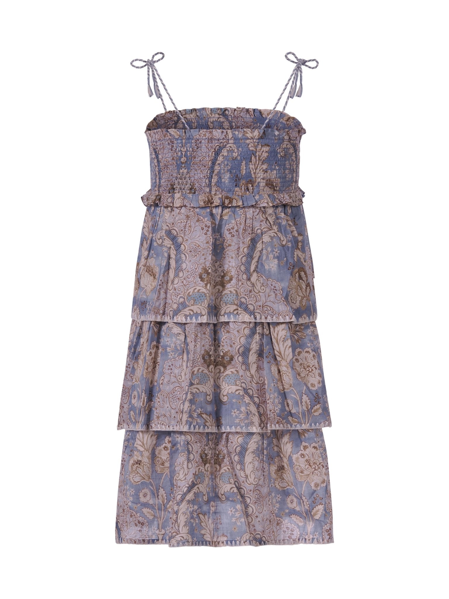 Abito Daylight per bambina Zimmermann Kids multicolore con fiocchi decorativi - Rubino Kids