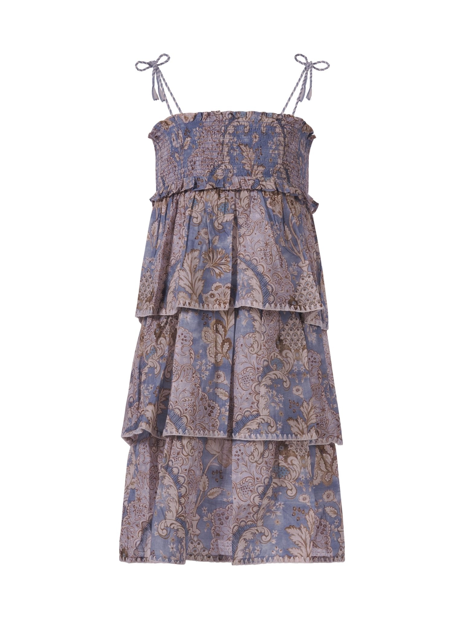 Abito Daylight per bambina Zimmermann Kids multicolore con fiocchi decorativi - Rubino Kids