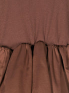 Abito Furre per bambina Donsje marrone con gonna a ruota - Rubino Kids