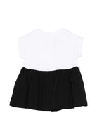 Abito per bambina Balmain Kids nero con ruches - Rubino Kids