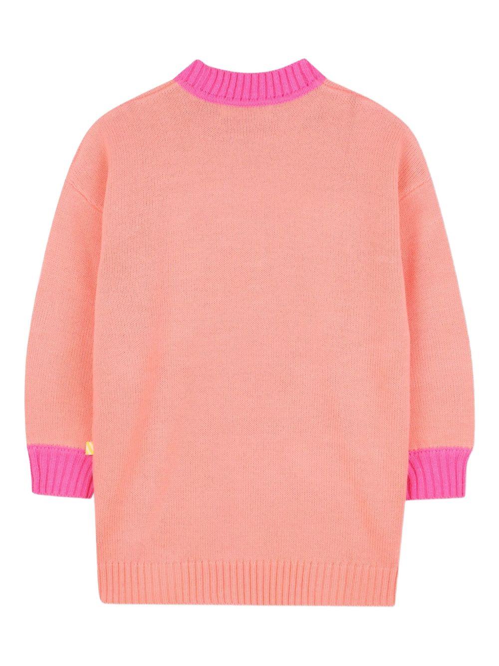 Abito per bambina Billieblush rosa con dettaglio con paillettes - Rubino Kids