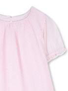 Abito per bambina Billieblush rosa con paillettes e ruches - Rubino Kids