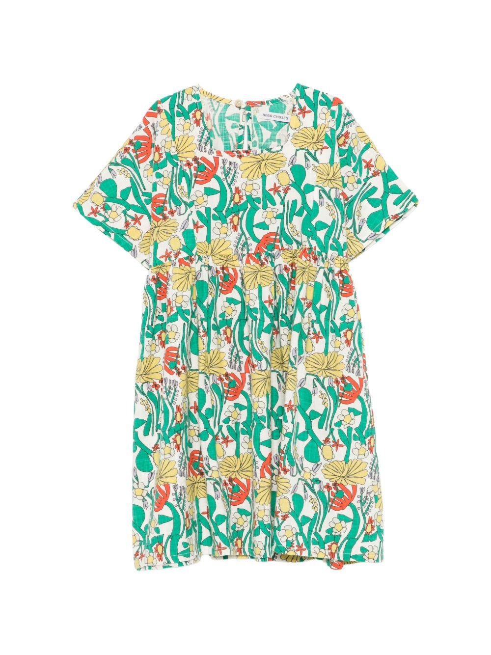 Abito per bambina Bobo Choses multicolore con stampa floreale - Rubino Kids
