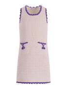 Abito per bambina Bonpoint bianco con lavorazione a uncinetto - Rubino Kids