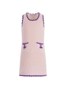 Abito per bambina Bonpoint bianco con lavorazione a uncinetto - Rubino Kids