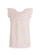 Abito per bambina Bonpoint bianco con stampa ciliegie all - over - Rubino Kids