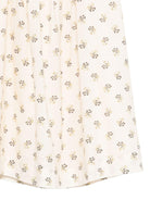 Abito per bambina Bonpoint bianco con stampa fiori all - over - Rubino Kids