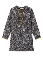 Abito per bambina Bonpoint Dorothee nero con stampa ciliegie - Rubino Kids