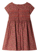 Abito per bambina Bonpoint rosso con stampa a fiori e ciliegie - Rubino Kids