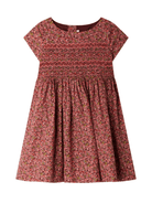 Abito per bambina Bonpoint rosso con stampa a fiori e ciliegie - Rubino Kids