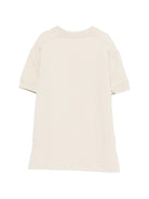 Abito per bambina Chloé Kids beige con logo sul davanti - Rubino Kids