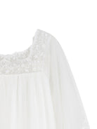 Abito per bambina Chloé Kids bianco in pizzo a fiori - Rubino Kids