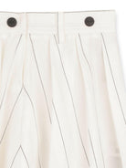 Abito per bambina Dkny Kids bianco con motivo gessato - Rubino Kids