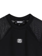 Abito per bambina Dkny Kids nero a trapezio - Rubino Kids