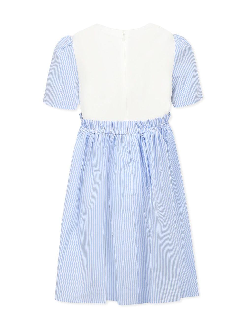 Abito per bambina Dolce & Gabbana Kids azzurro con inserti - Rubino Kids